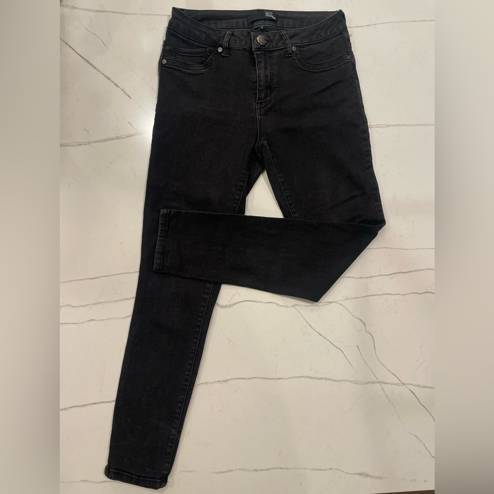 1822 Denim Womens Black Jeans, Size 6